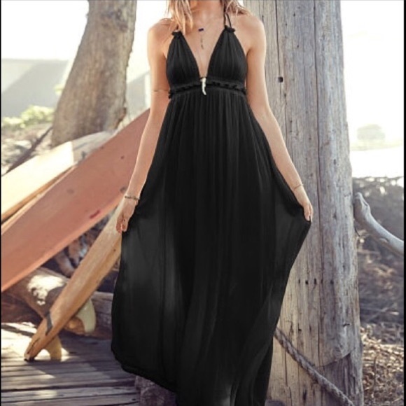 Victoria's Secret Other - Victoria’s Secret Backless Beach Maxi Dress